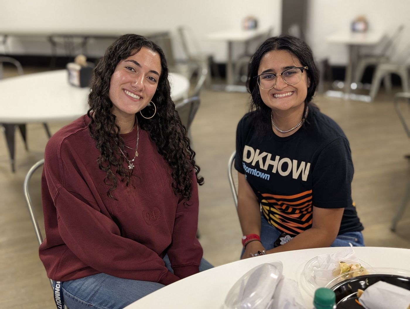 Two students together at Chabad MU